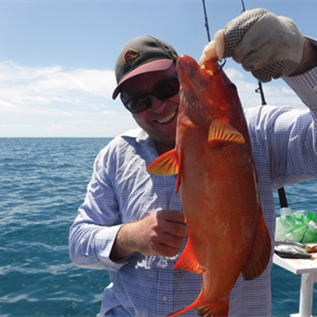 Your choice of beach, estuary or reef fishing